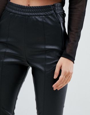adidas leather trousers