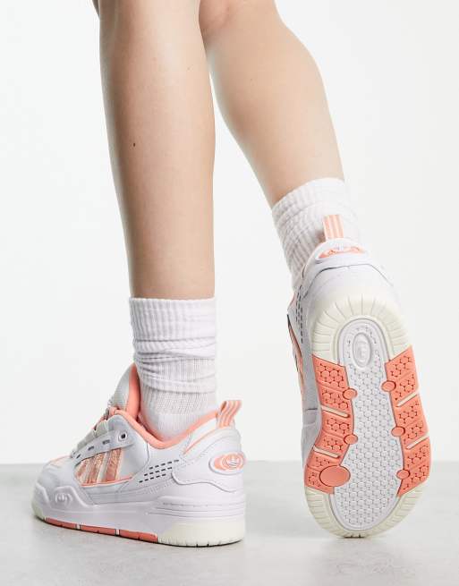 adidas Originals ADI 2000 sneakers in white and pink | ASOS