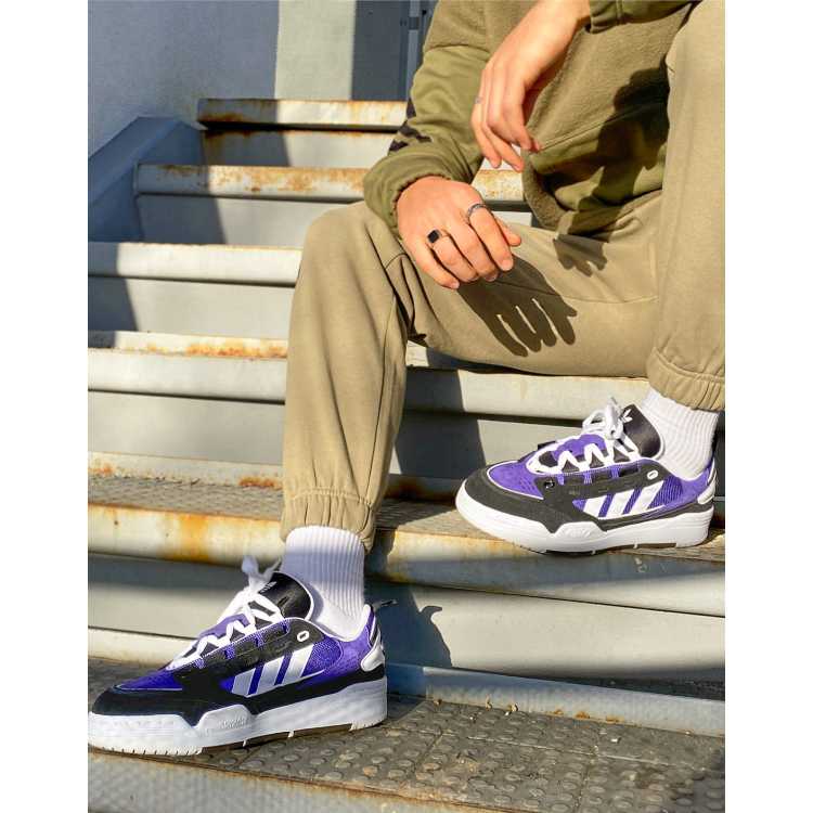 Adidas shop purple sneakers