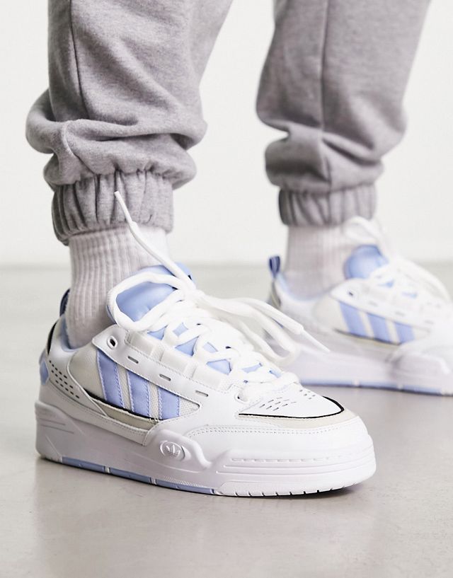 adidas Originals ADI2000 sneakers in white and blue