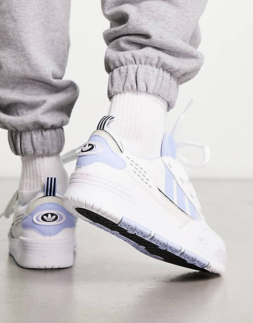 adidas Originals ADI2000 sneakers in white and blue | ASOS