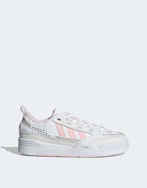adidas Originals ADI2000 sneakers in white and pink