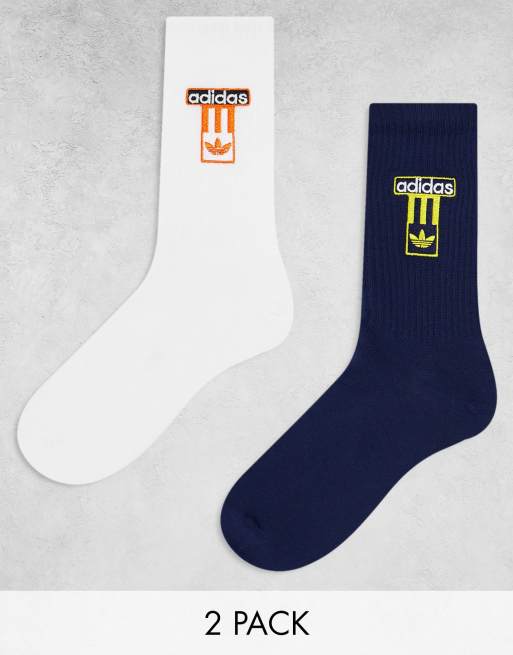 adidas Originals – adibreak – 2er-Pack Crew-Socken in verschiedenen Farben