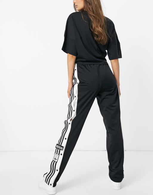 Adidas originals - adicolor - pantalon à boutons-pression - noir hotsell