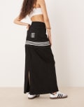 [adidas Originals] adidas Originals Adibreak denim skirt in black W30 BLACK