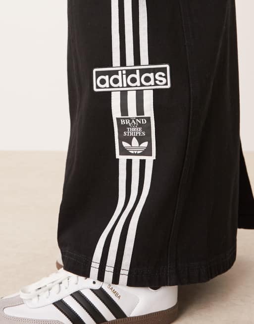 adidas Originals adibreak denim skirt in black | ASOS