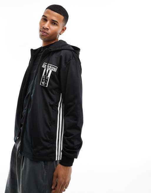 Adidas originals adibreak shop longline full zip hoodie