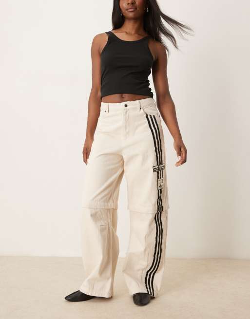 adidas Originals - adibreak - Jeans color crema