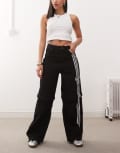 [adidas Originals] adidas Originals Adibreak jeans in black W28 BLACK