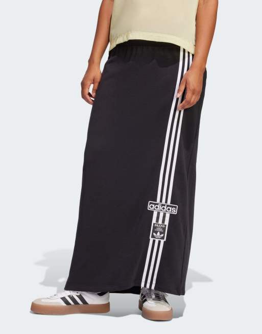 adidas Originals - Adibreak - Maxi rok in zwart