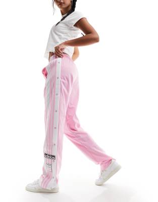 ADIDAS ORIGINALS: WOMENS TRACK PANTS pink and white