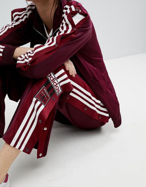 adidas Originals Adibreak Pantaloni sportivi bordeaux con