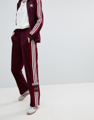 pantaloni bordeaux adidas