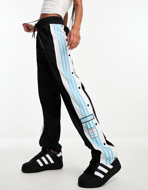 adidas Originals adibreak pants in black and blue