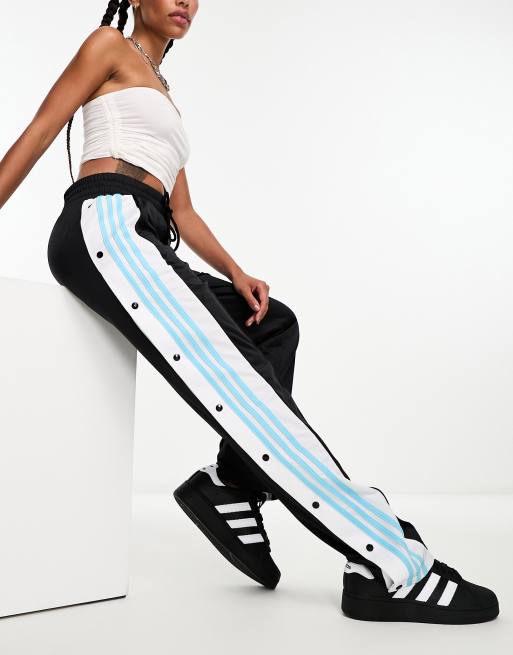 adidas Originals adibreak pants in black and blue