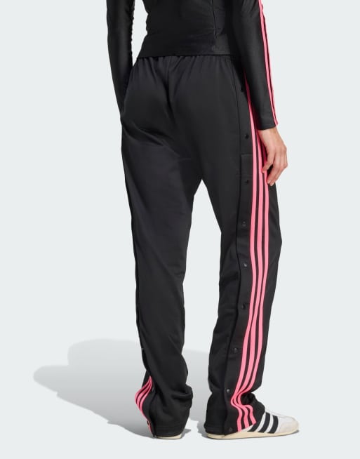 adidas Originals Adibreak pants in black lucid pink ASOS