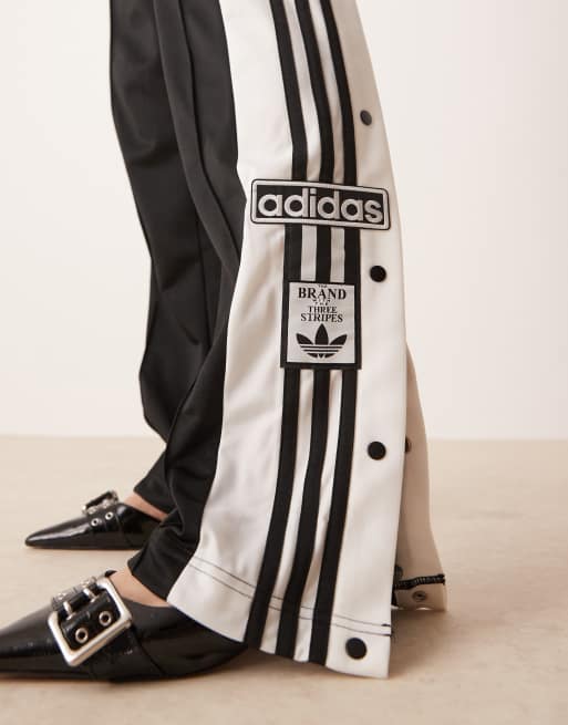 adidas popper pants black