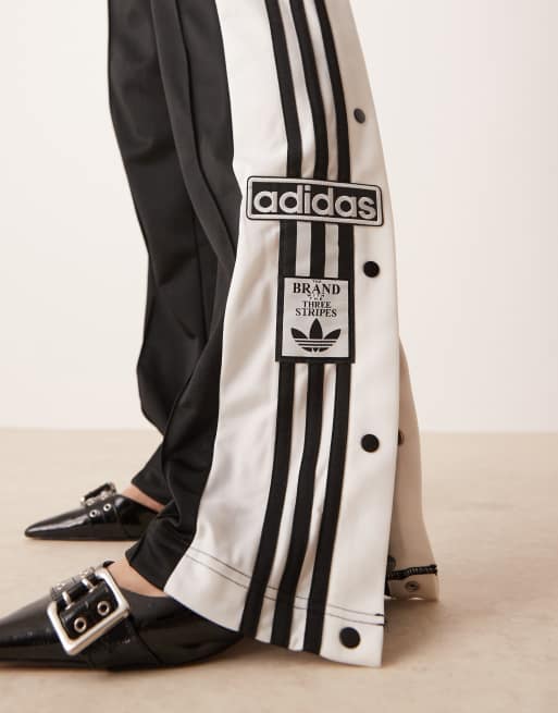 Nike Black And White Popper Track Pants, ASOS