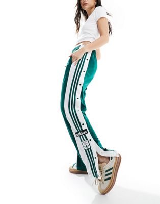 adidas Originals adibreak popper pants in collegiate green - ASOS Price Checker