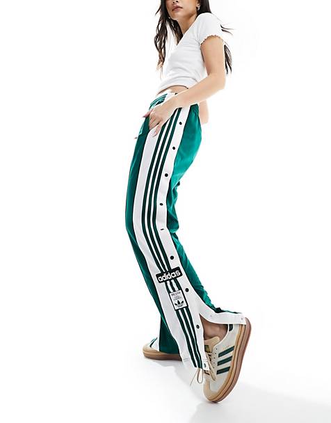 adidas Originals adibreak popper pants in collegiate green