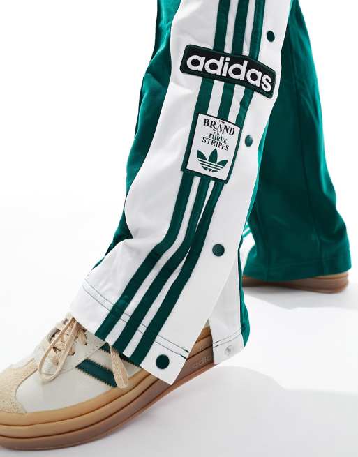 adidas Originals adibreak popper pants in collegiate green