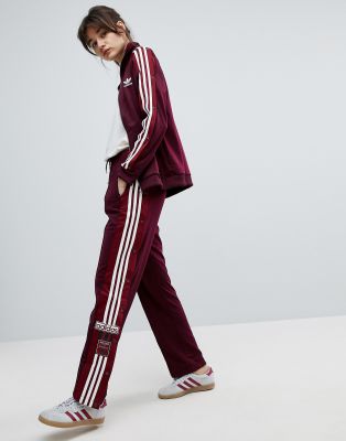 women's adidas adicolor adibreak snap track pants