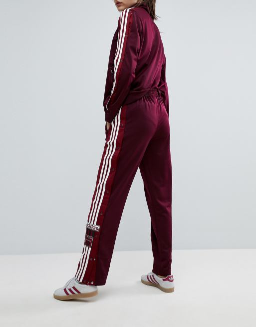 Popper track pants clearance womens