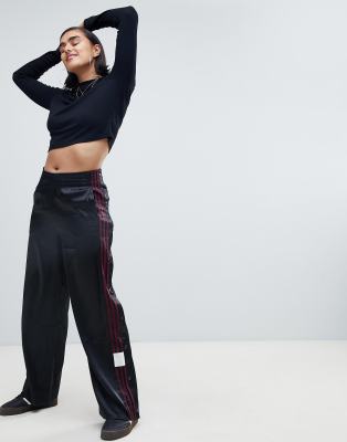 satin adidas pants