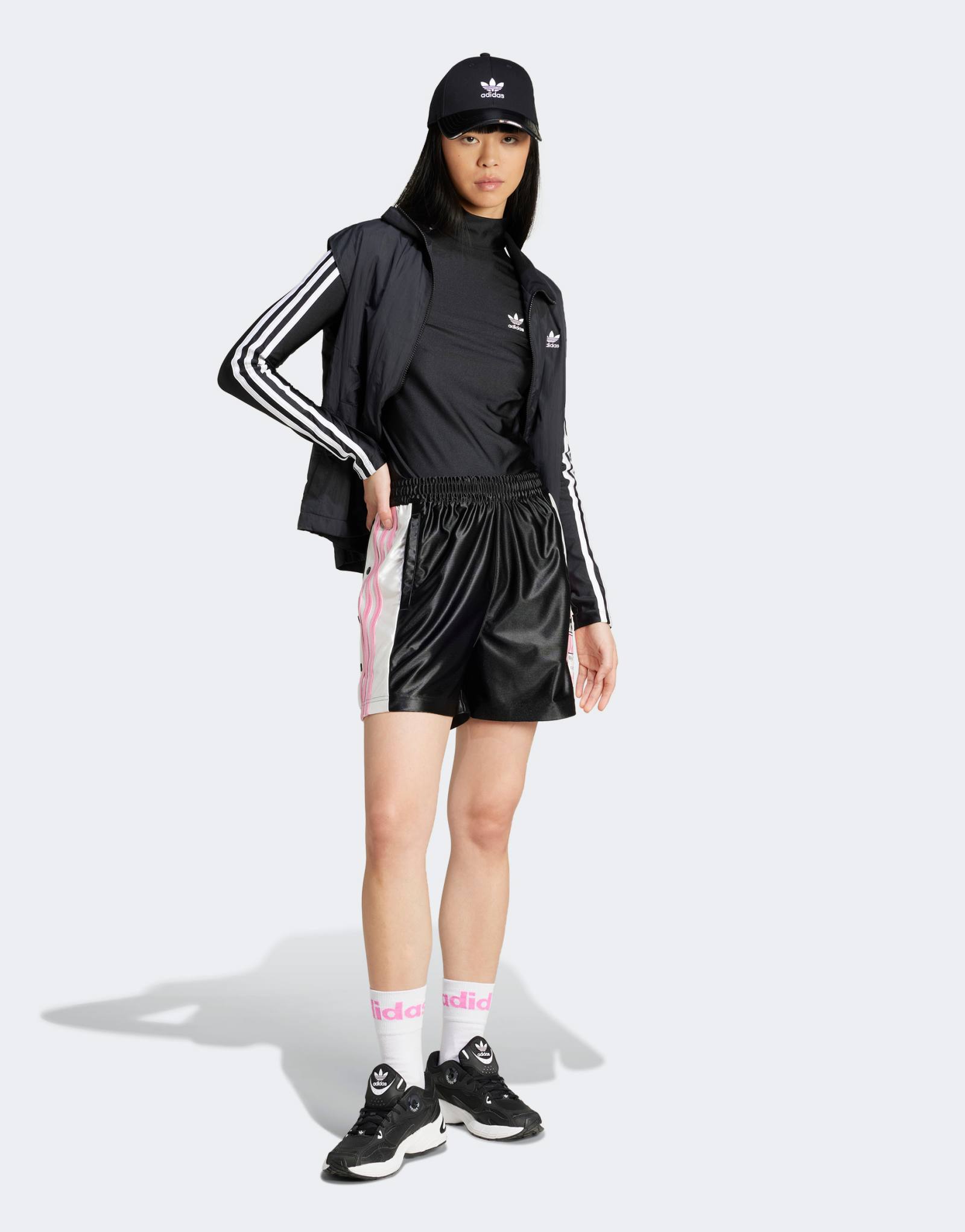 шорты adidas Originals adibreak черного цвета