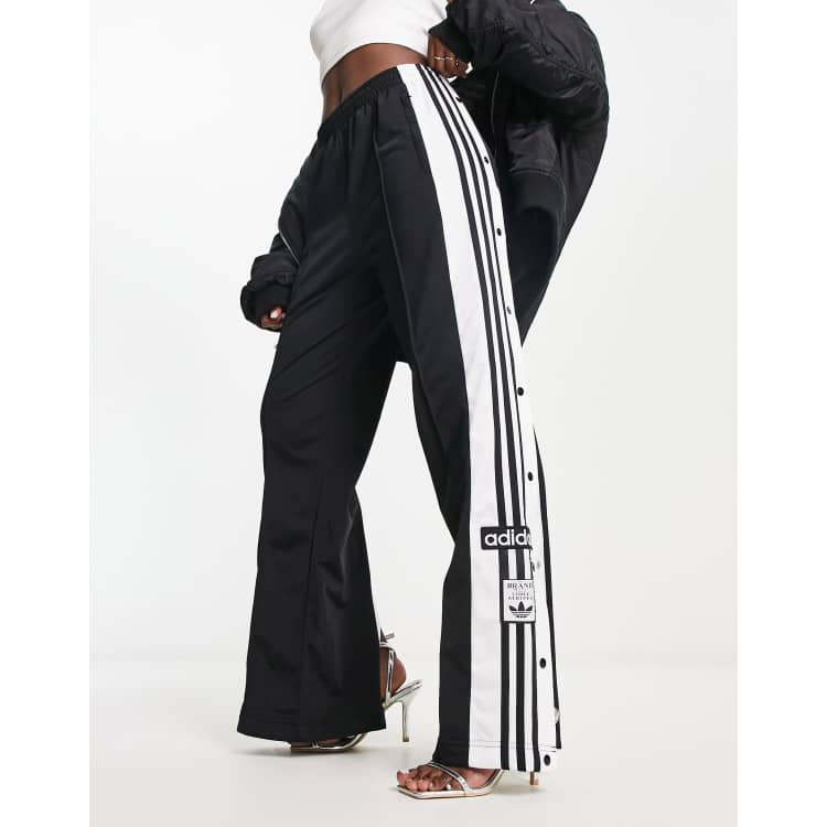 Adidas track sale pants with buttons