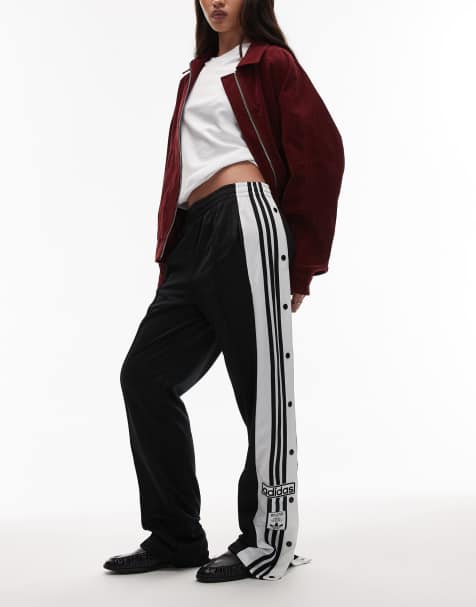 adidas Originals – Adibreak – Svarta och vita träningsbyxor - view 1