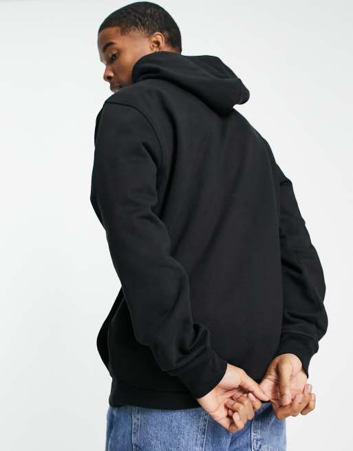 adidas Originals - adibreak - Sweat à capuche griffé à bouton-pression -  Noir | ASOS