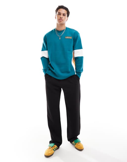 Adidas premier crew neck sweatshirt sale