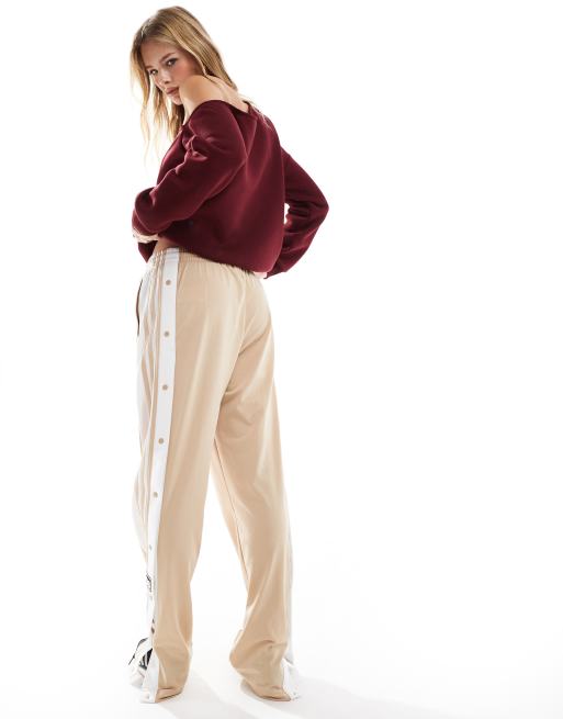 Adidas originals adibreak cuffed track pants in beige sale