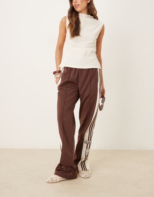 adidas Originals Adibreak track pants in brown
