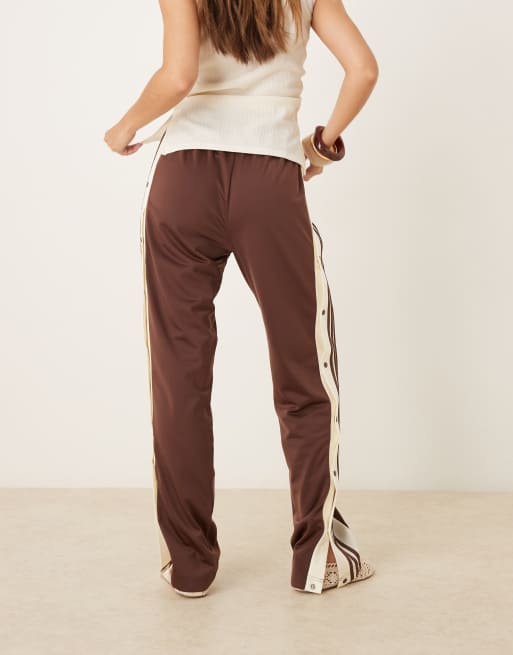 adidas Originals Adibreak track pants in brown