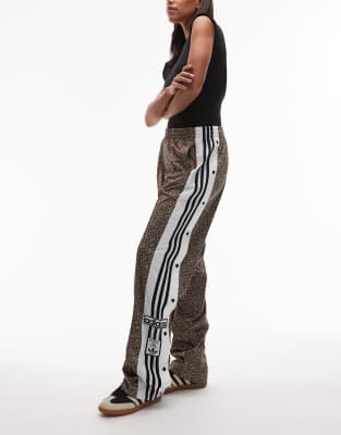 Adidas Originals Adibreak Track Pants In Animal Print