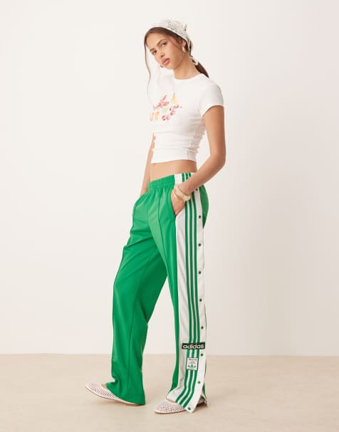 adidas Originals Adibreak track pants in green 