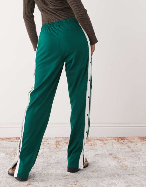 adidas Originals Adibreak track pants in green | ASOS