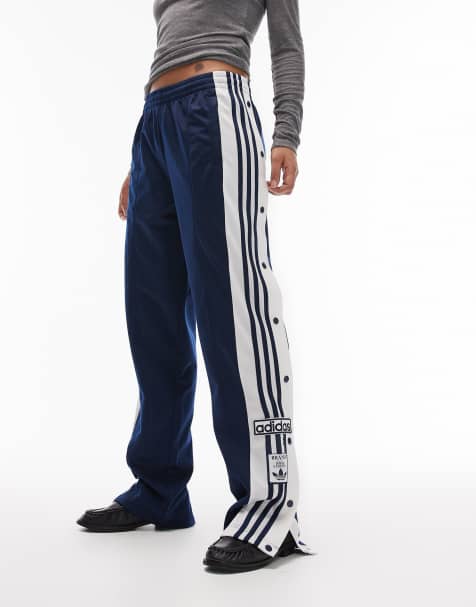 adidas Originals Adibreak track pants in navy and white - view 1