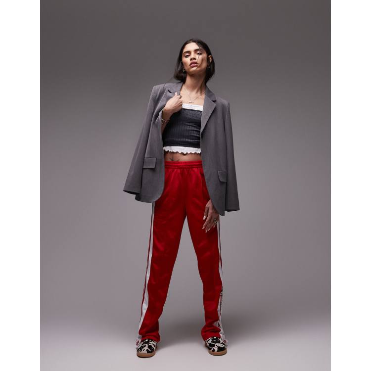 adidas Originals Adibreak track pants in red ASOS