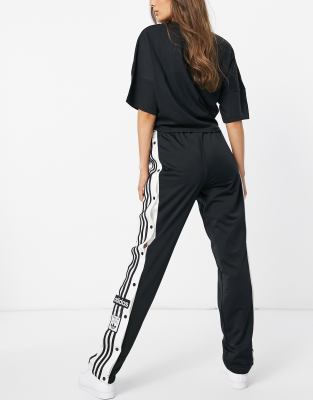 adidas Originals - adibreak - Trainingsbroek met drukknopen langs zijkant  in zwart | ASOS