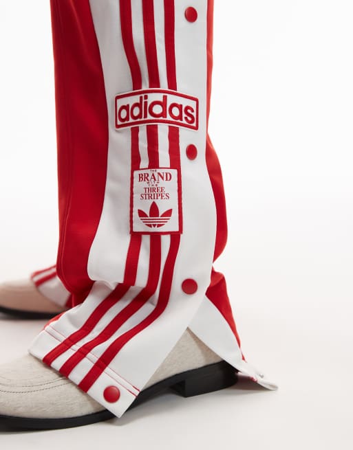 adidas Originals – Adibreak – Trainingshose in Rot und Weiß, 2 von 5