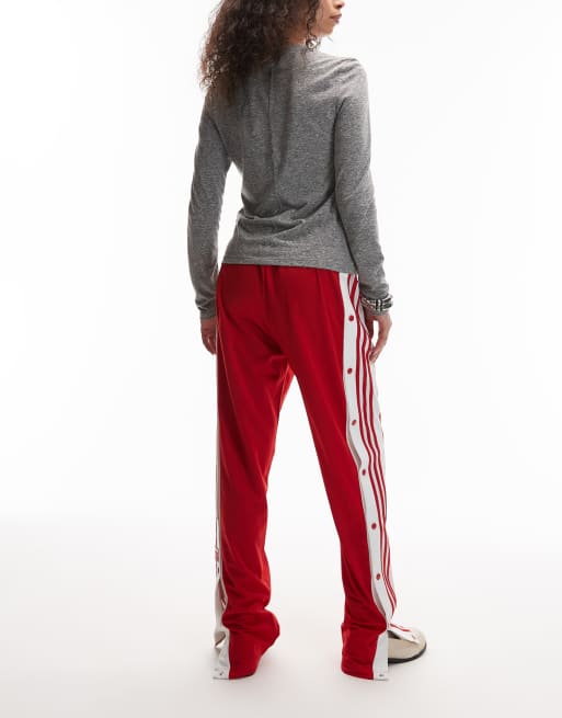 adidas Originals – Adibreak – Trainingshose in Rot und Weiß, 5 von 5