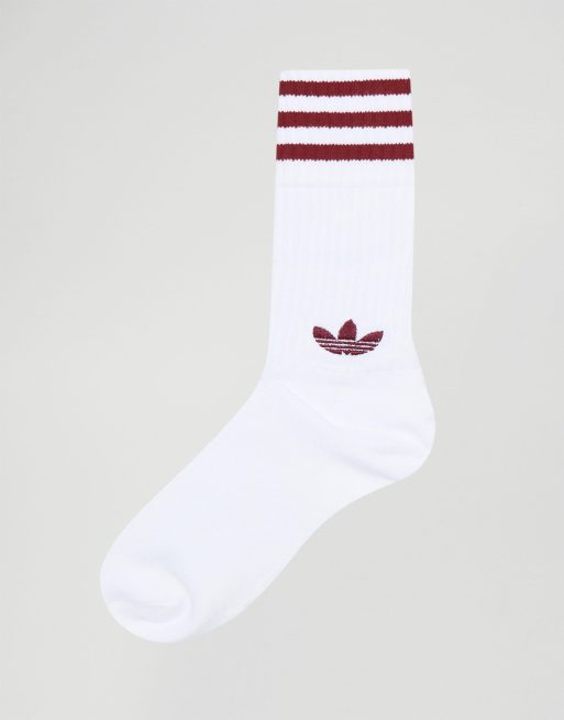 Adidas color hot sale 2 pack crew