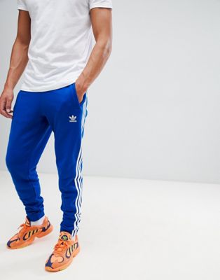 adidas originals blue joggers