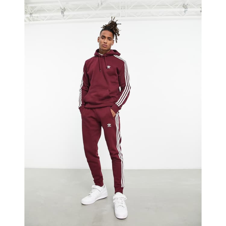 Adidas maroon shop joggers