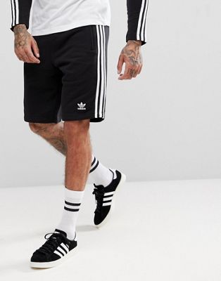 adidas Originals adicolor 3 Stripe Shorts In Black CW2980 | ASOS