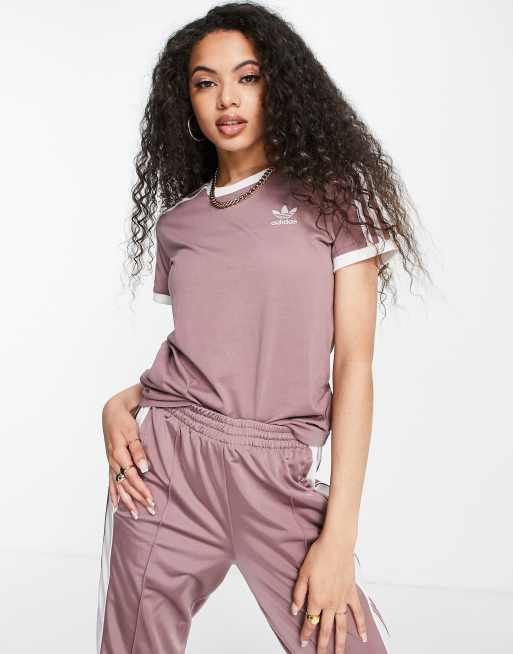 Adidas femme hot sale mauve