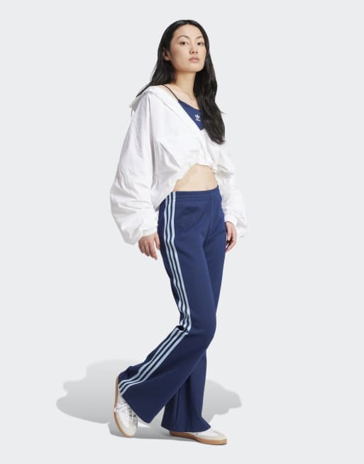 adidas Originals Adicolor 3-stripes flared track pants in